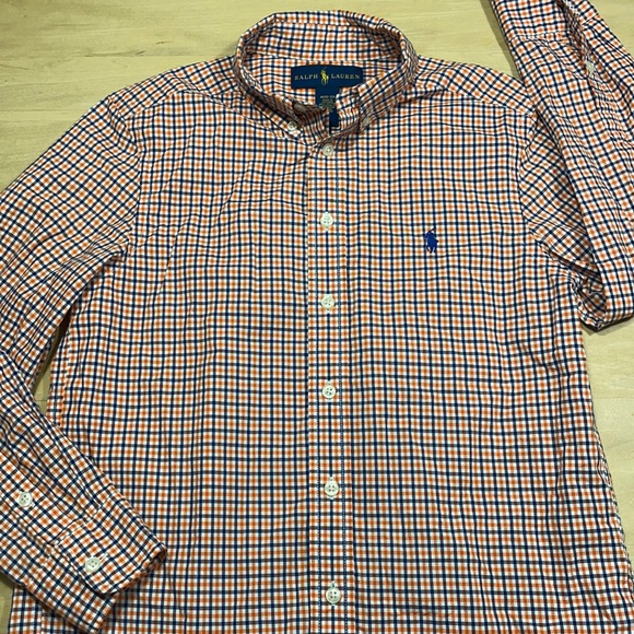 Ralph Lauren Boys Button Down Shirt Sz M (10-12) - Picture 2 of 4
